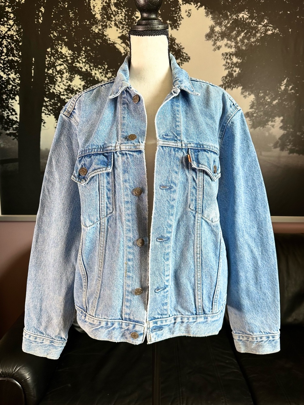 Levi’s Orange tab denim jacket GRAILED